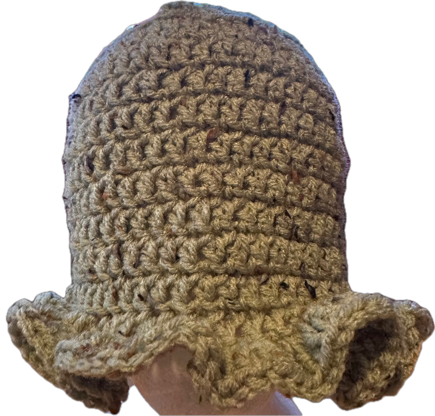 Minty Crochet Ruffled Bucket Hat
