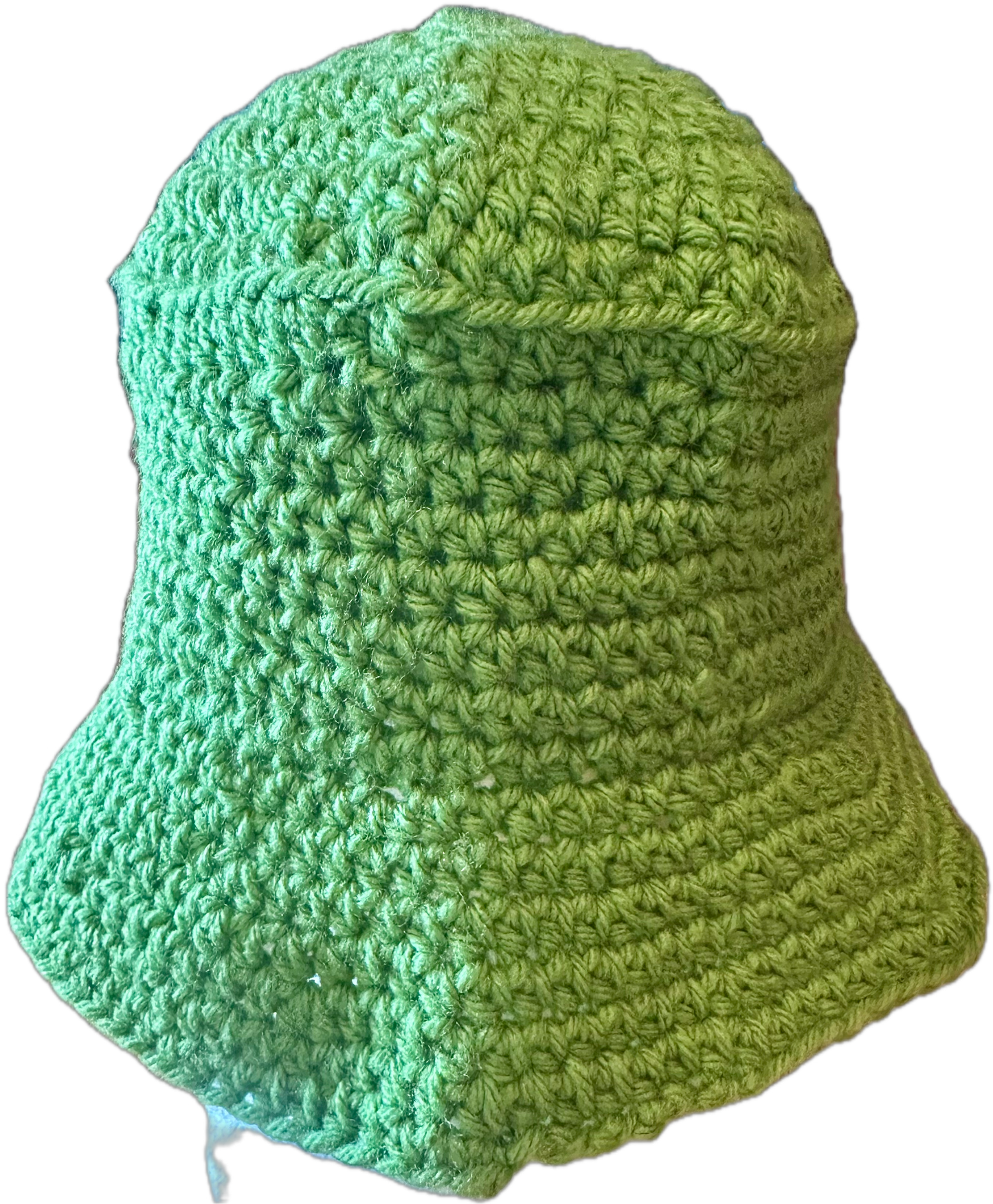Lime Green Crochet Bucket Hat