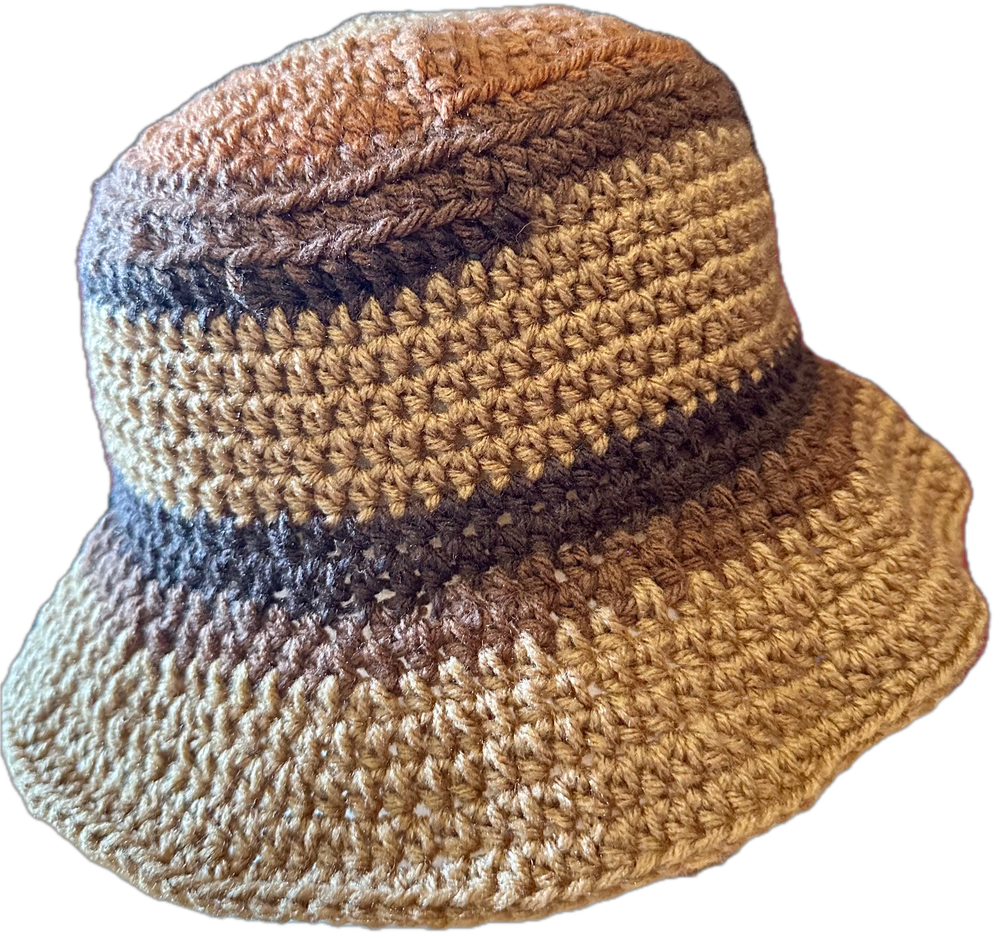 Brown/Latte Crochet Bucket Hat