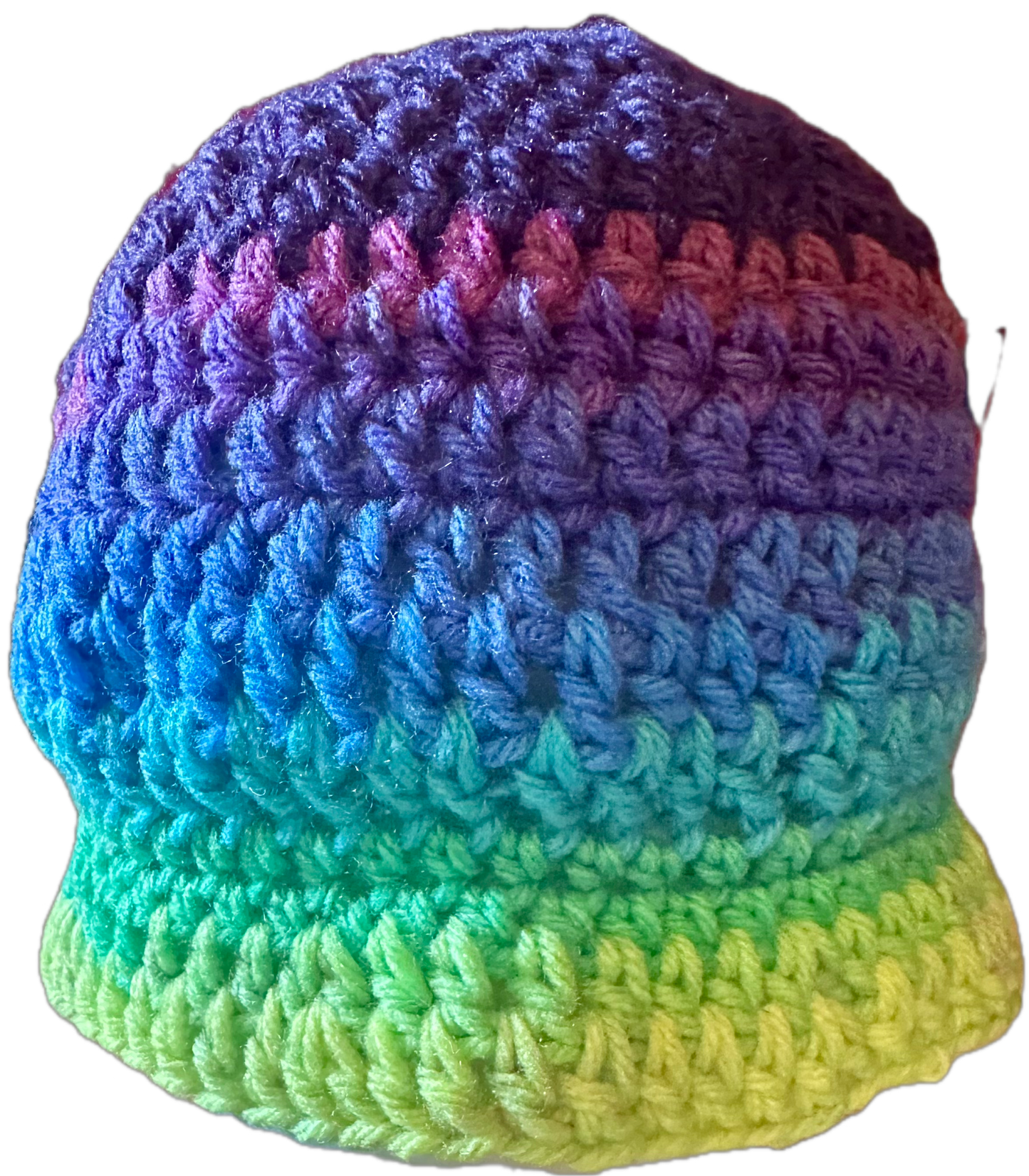 Purple Multi Crochet Bucket Hat