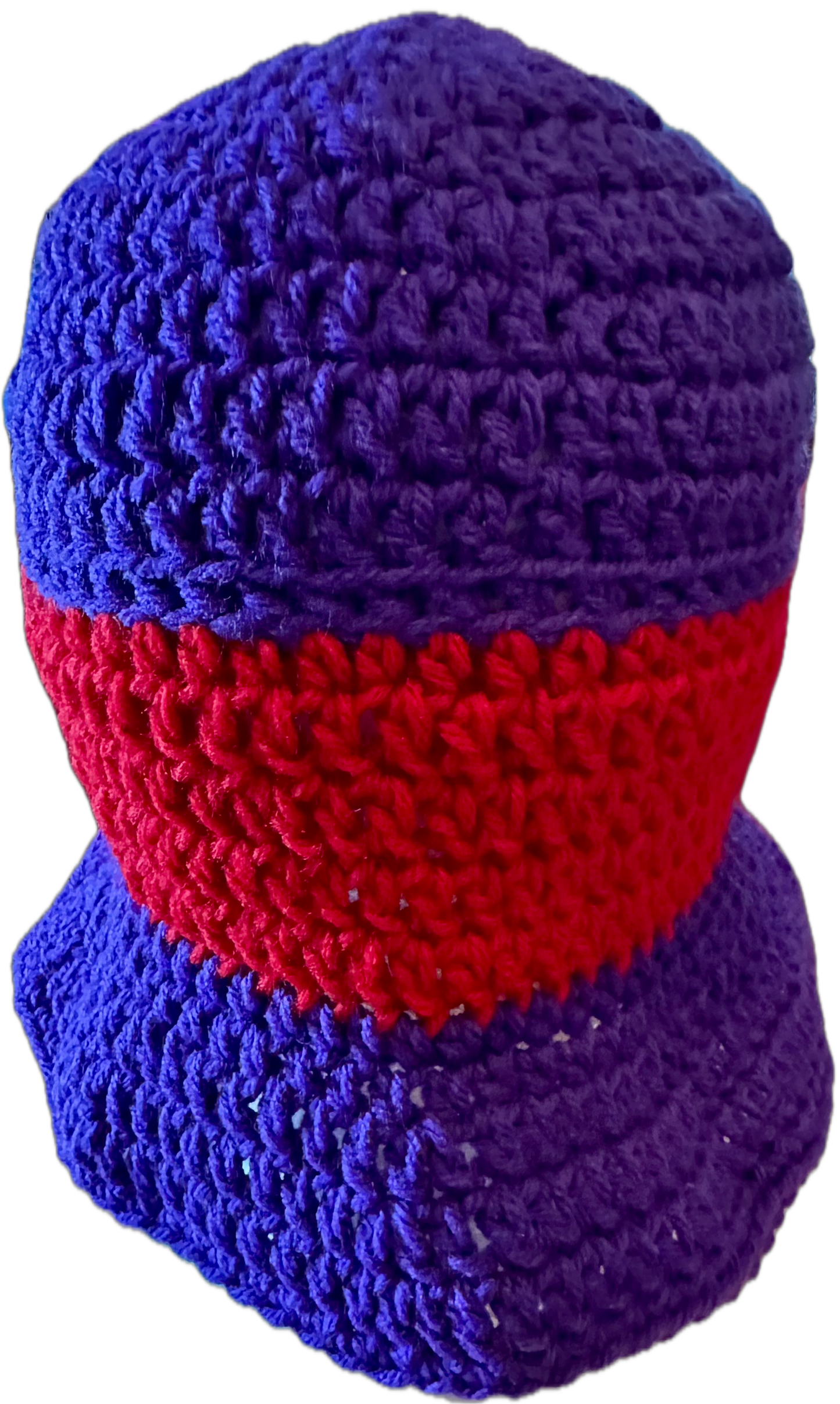 Purple/Red Crochet Bucket Hat