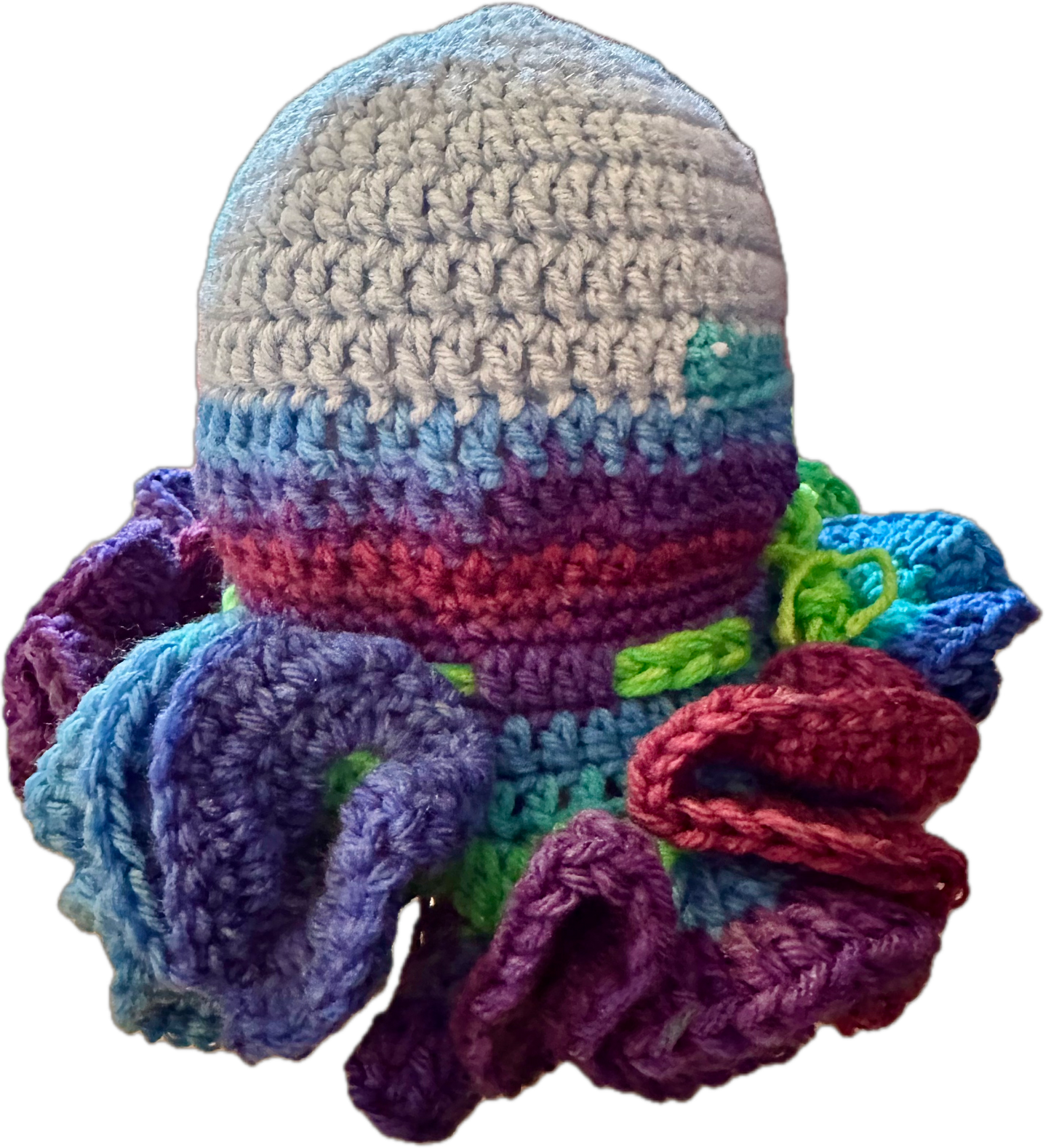 Krayons Crochet Ruffled Hat