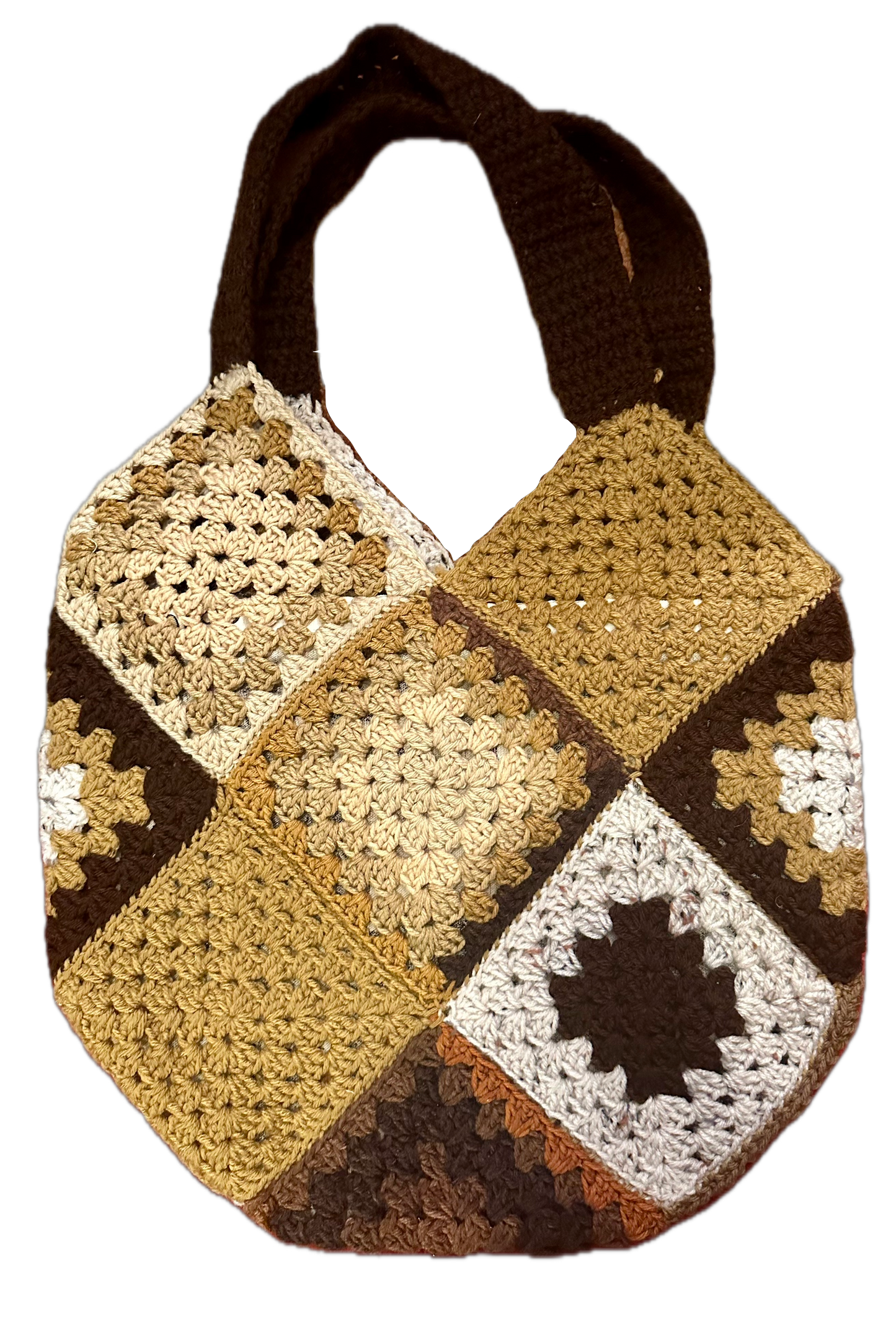 Autumn Leaves Crochet Tote Bag