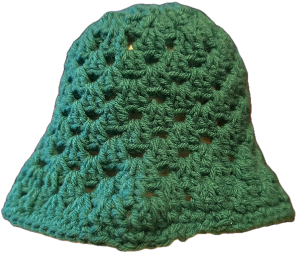 Aqua Crochet Bucket Hat