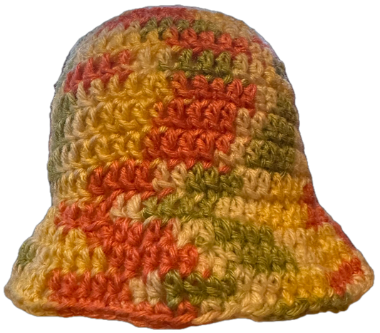 Jigsaw Crochet Bucket Hat