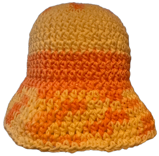 Creamsicle Crochet Bucket Hat