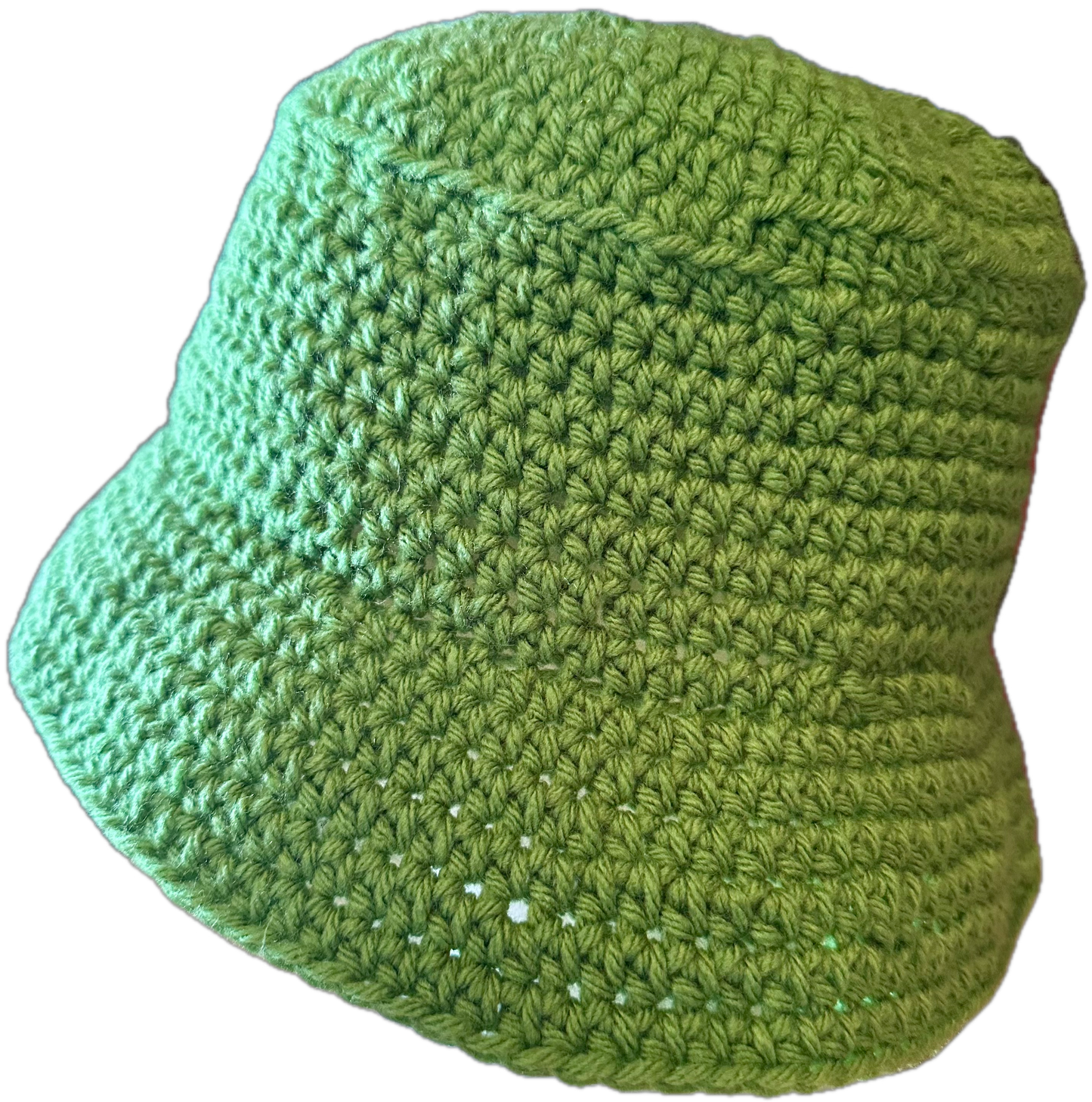 Lime Green Crochet Bucket Hat