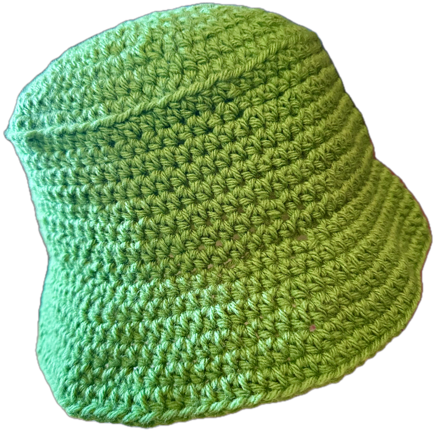 Lime Green Crochet Bucket Hat