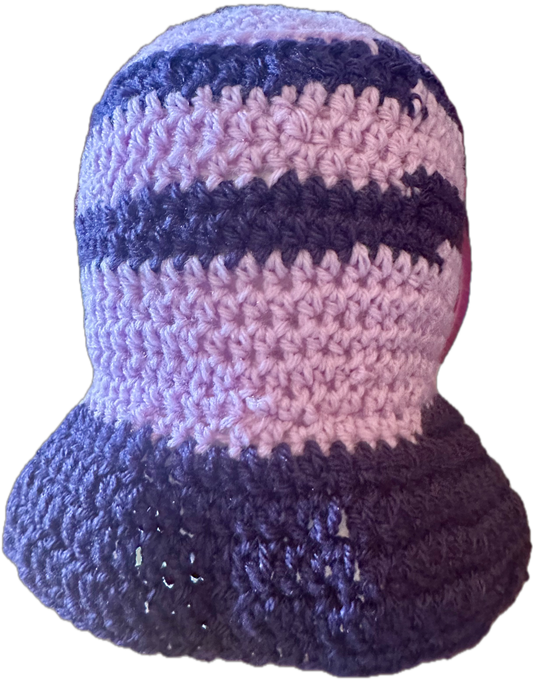 Lilac/Purple Crochet Bucket Hat
