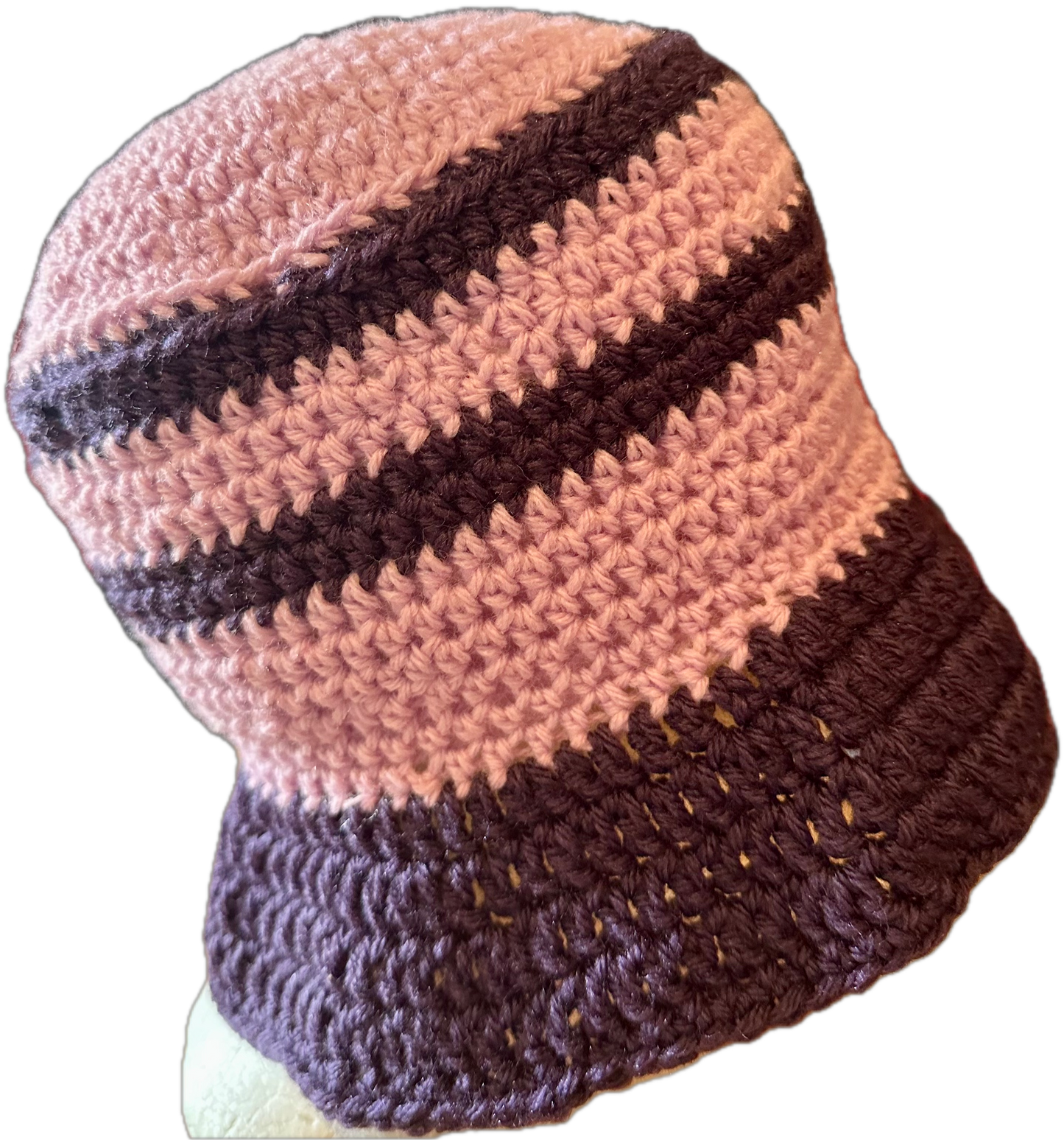 Lilac/Purple Crochet Bucket Hat