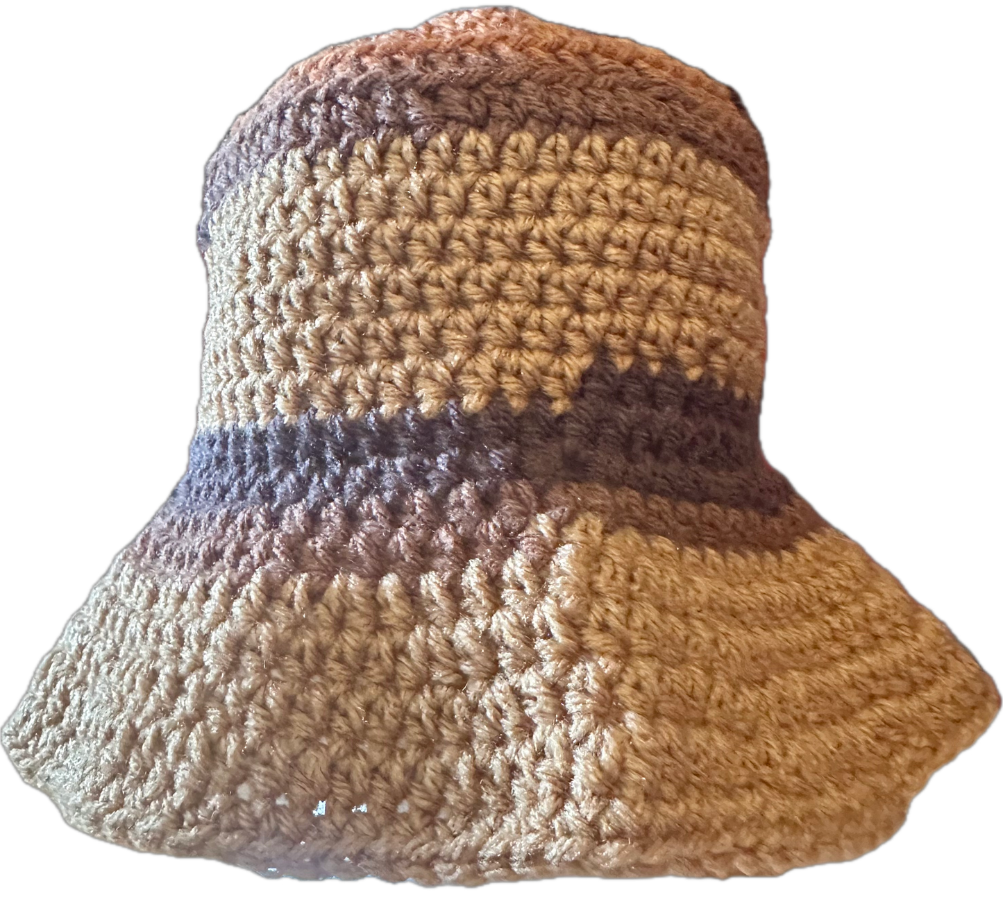 Brown/Latte Crochet Bucket Hat