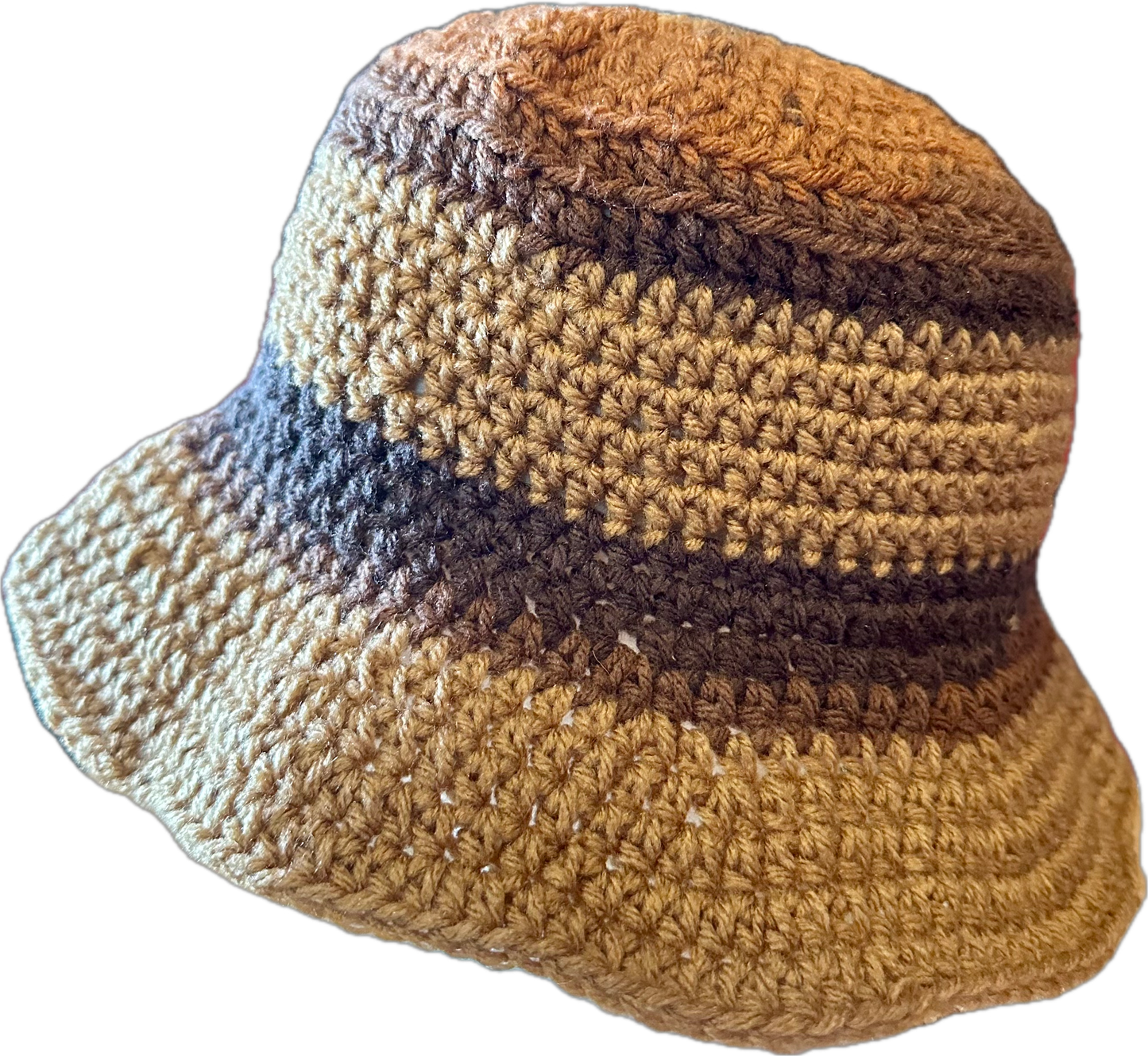 Brown/Latte Crochet Bucket Hat