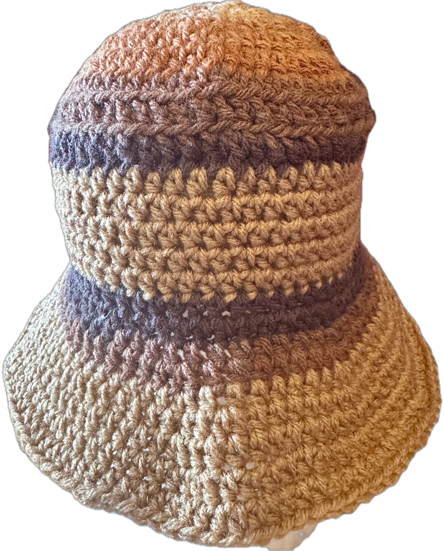 Brown/Latte Crochet Bucket Hat