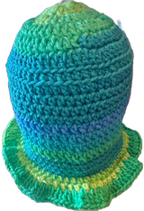 Skylark Crochet Ruffled Bucket Hat