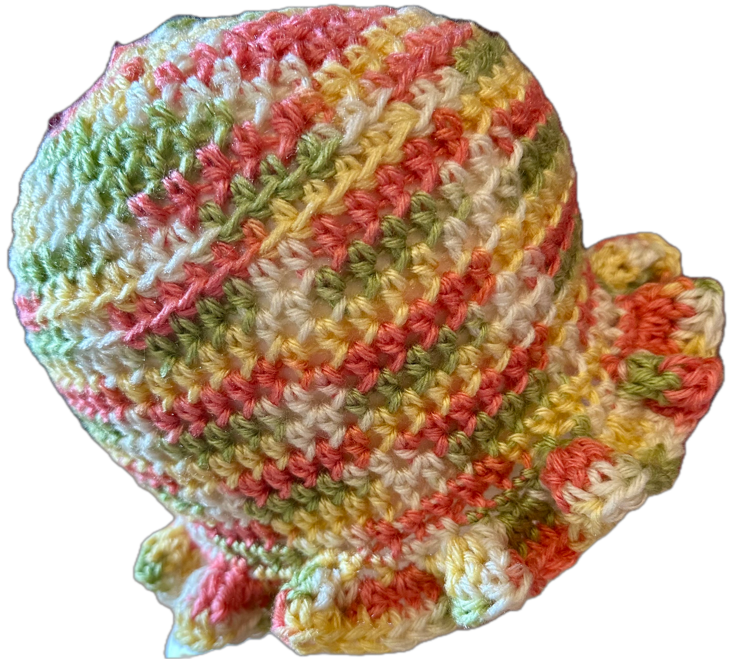 Jigsaw Crochet Ruffled Bucket Hat
