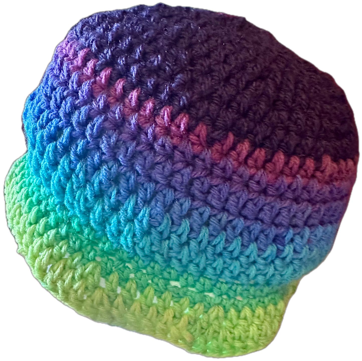 Purple Multi Crochet Bucket Hat
