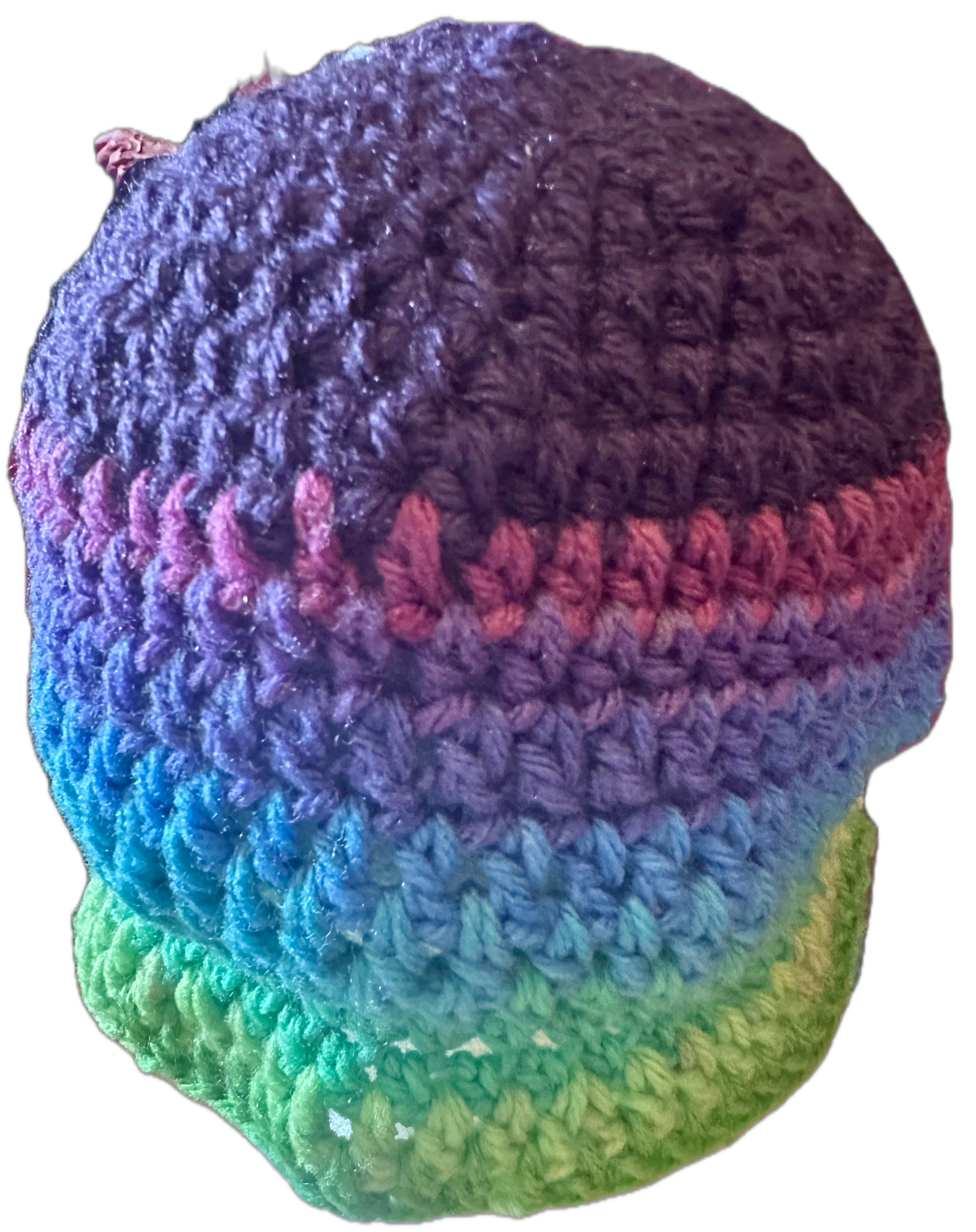 Purple Multi Crochet Bucket Hat
