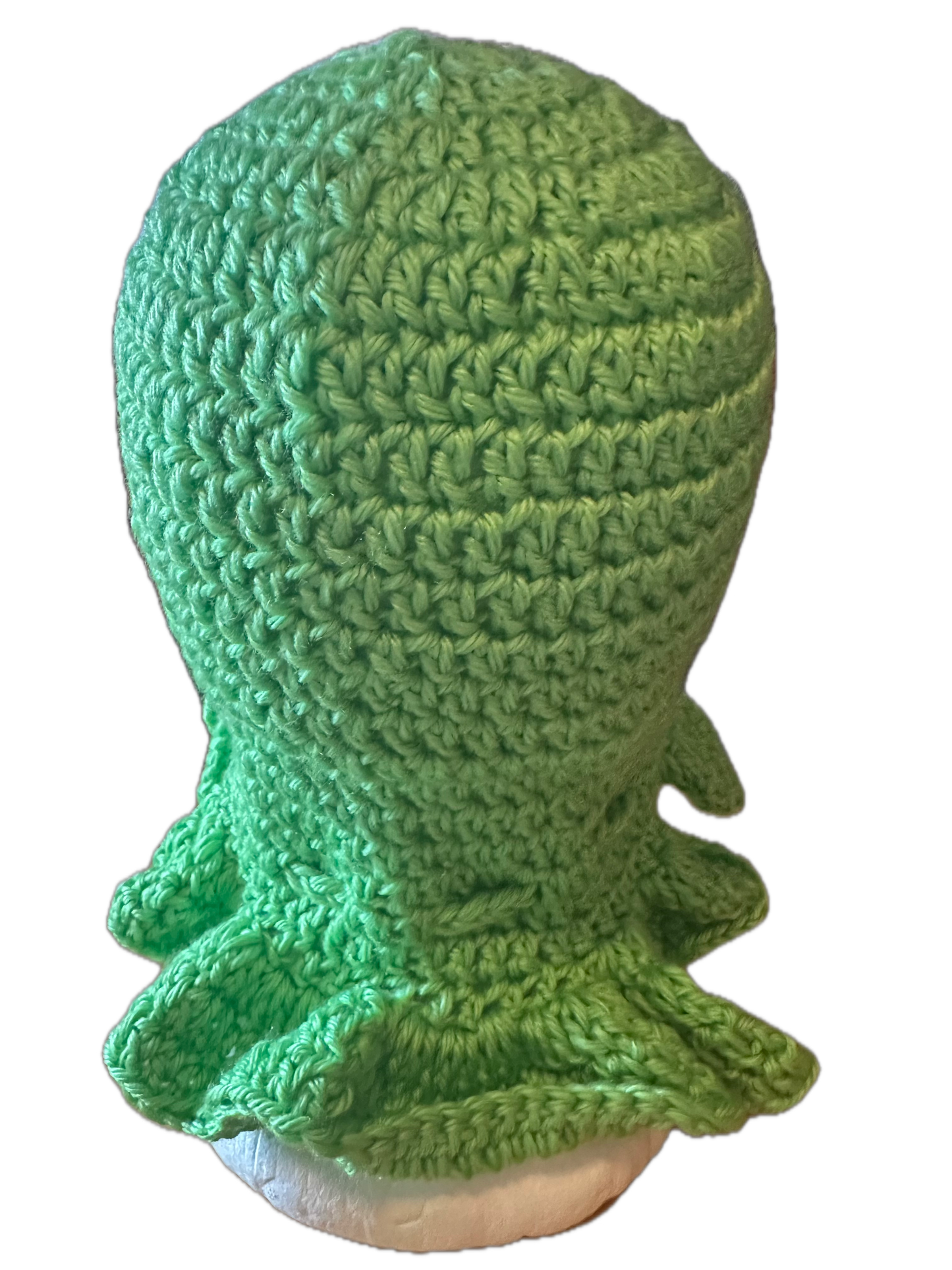 Lime Green w/ Purse Crochet Ruffled Bucket Hat