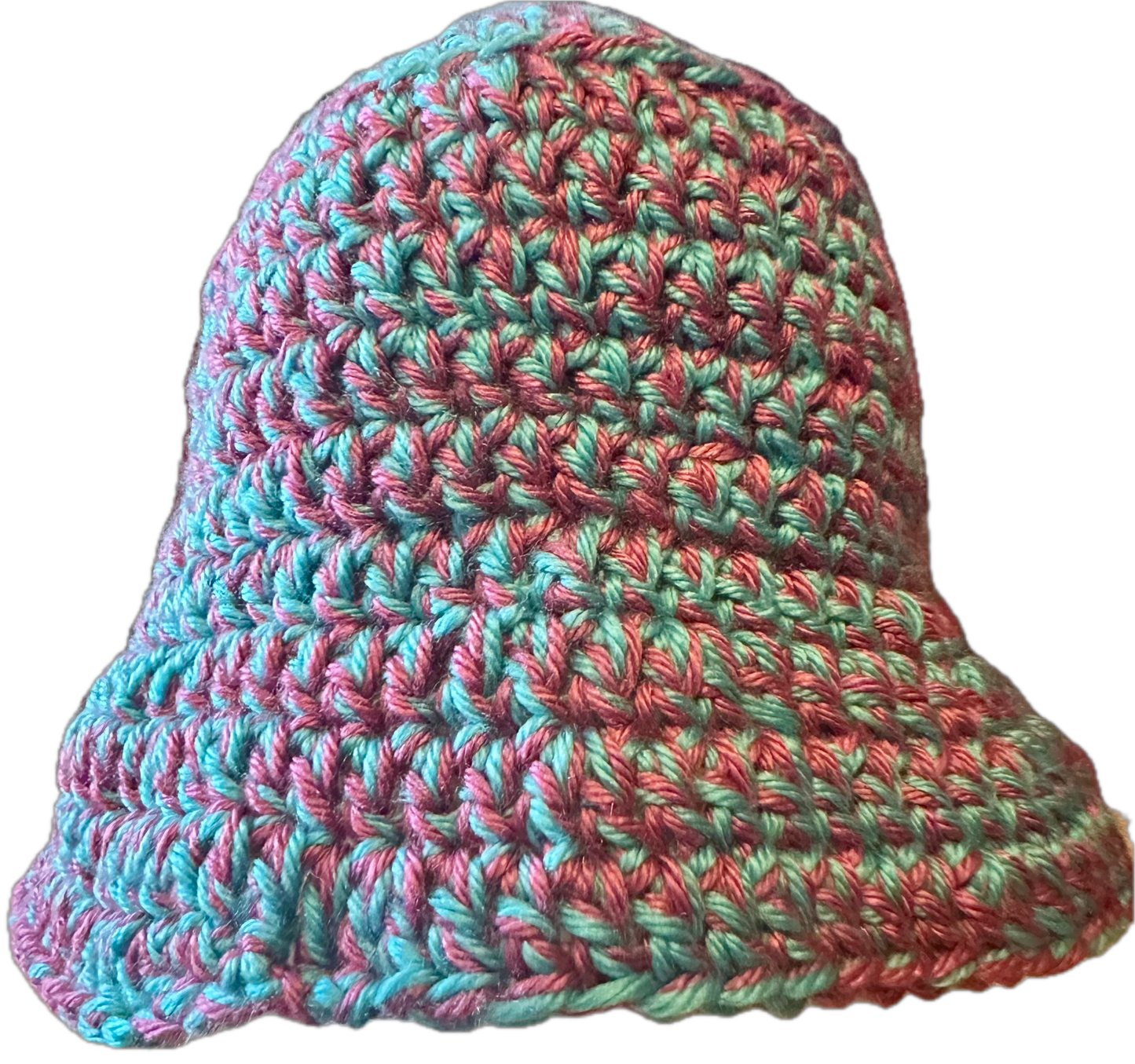 Pink/Blue Crochet Bucket Hat