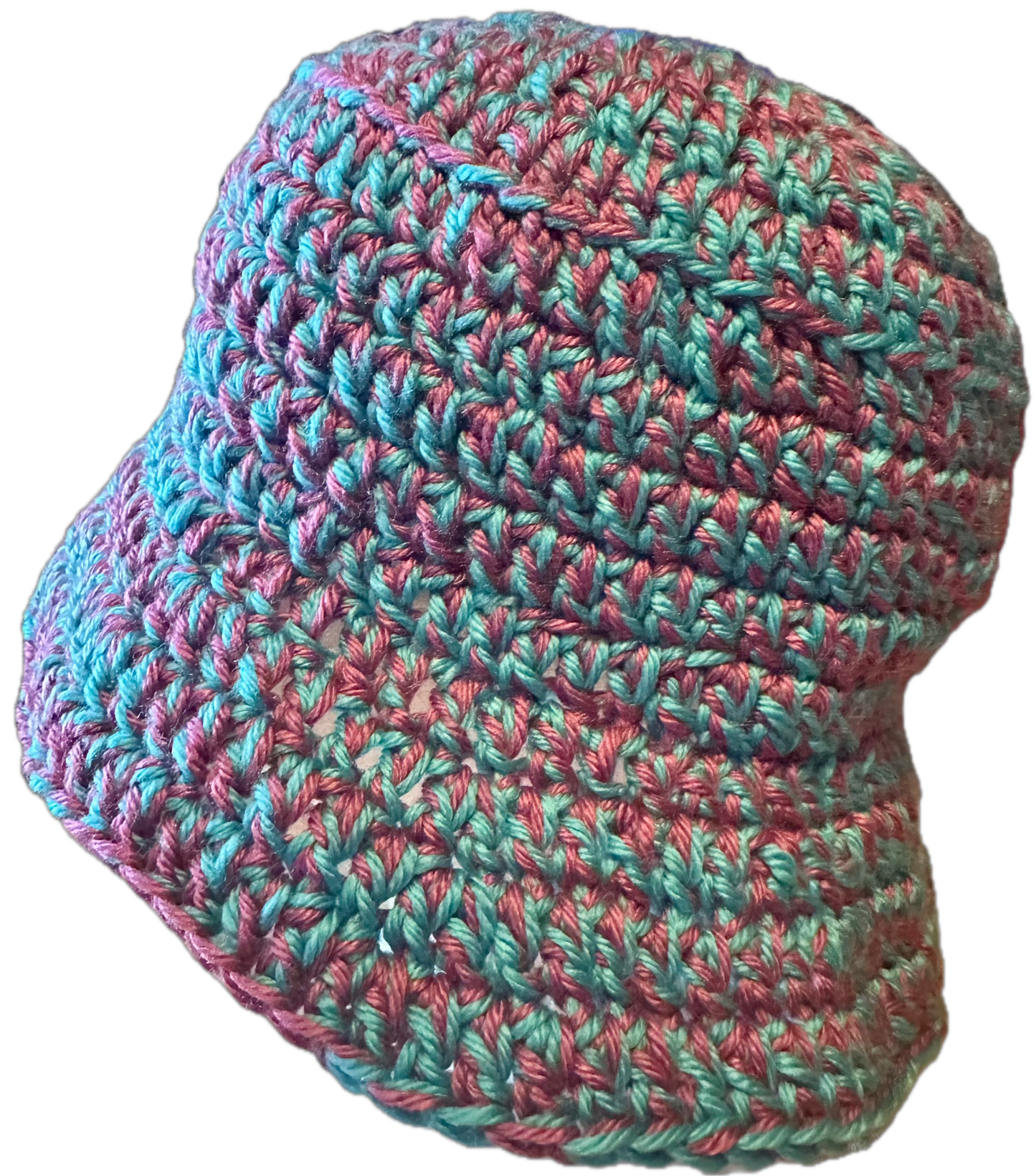 Pink/Blue Crochet Bucket Hat