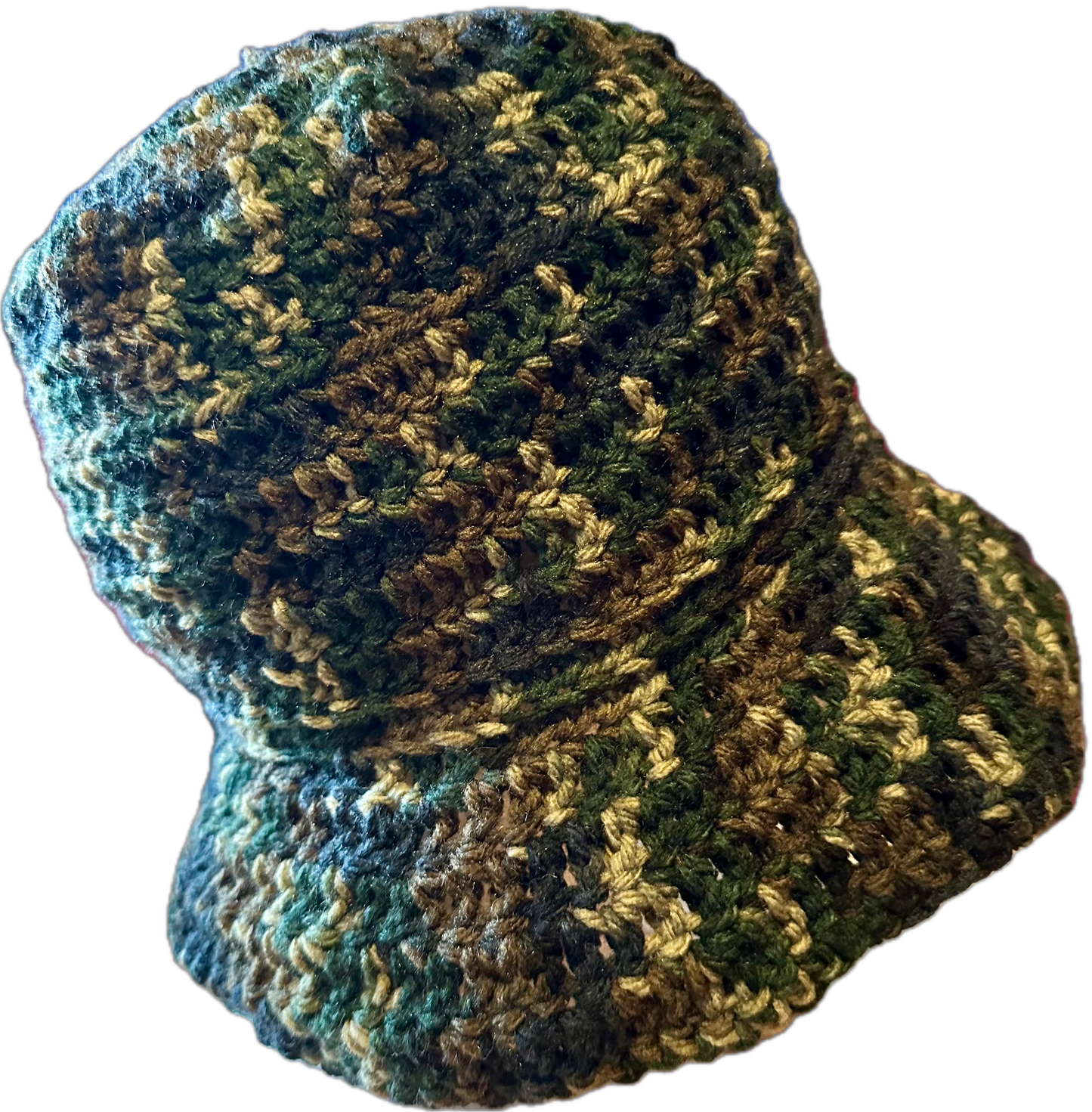 Camo Crochet Bucket Hat