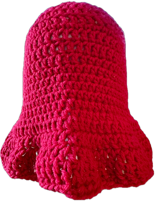 Red Red Crochet Bucket Hat