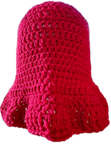 Red Red Crochet Bucket Hat