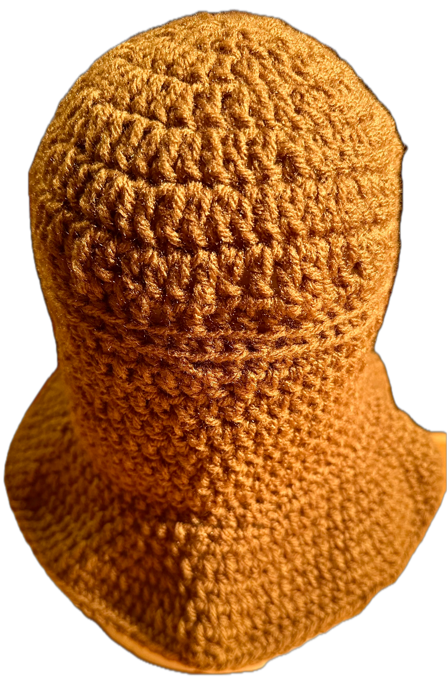Tan Crochet Bucket Hat