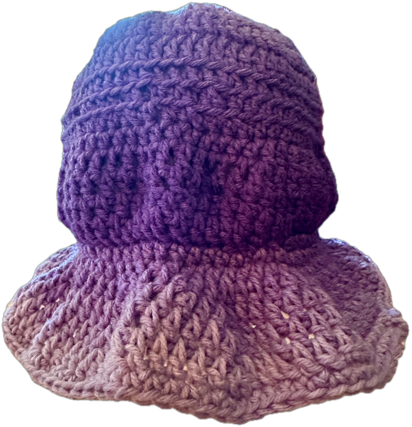 Purplish Plum Crochet Bucket Hat