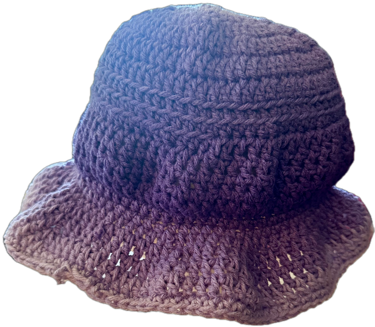 Purplish Plum Crochet Bucket Hat