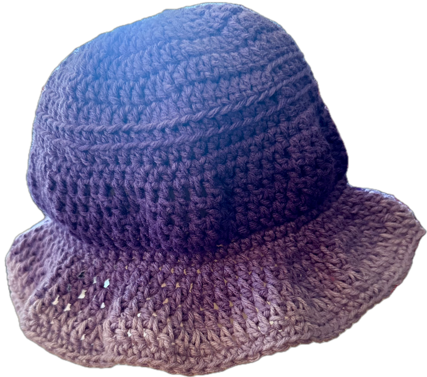 Purplish Plum Crochet Bucket Hat