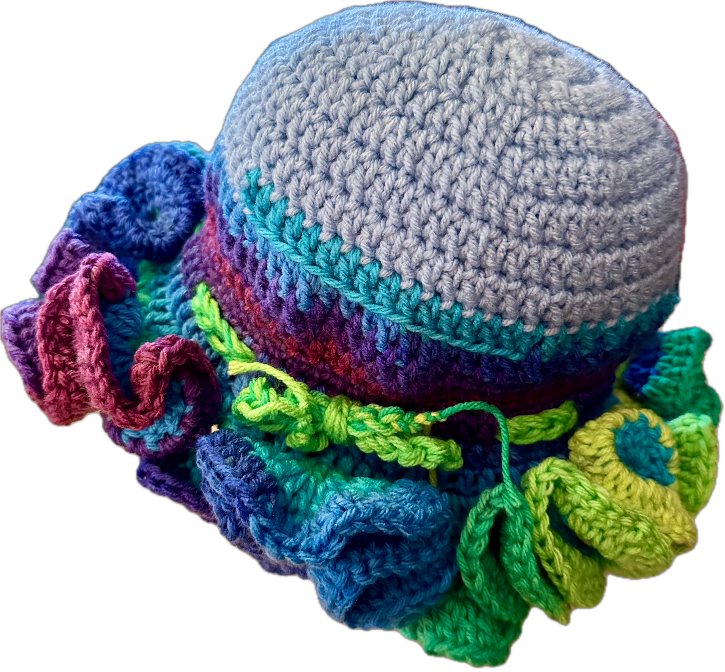 Krayons Crochet Ruffled Hat