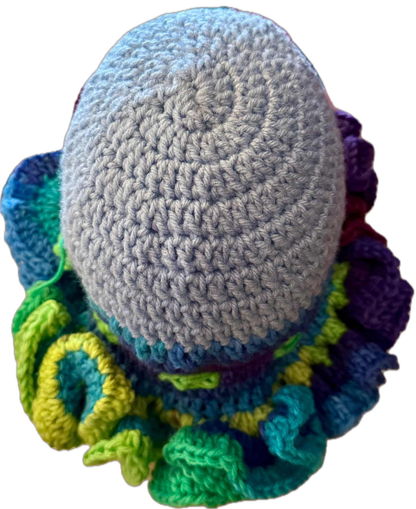 Krayons Crochet Ruffled Hat