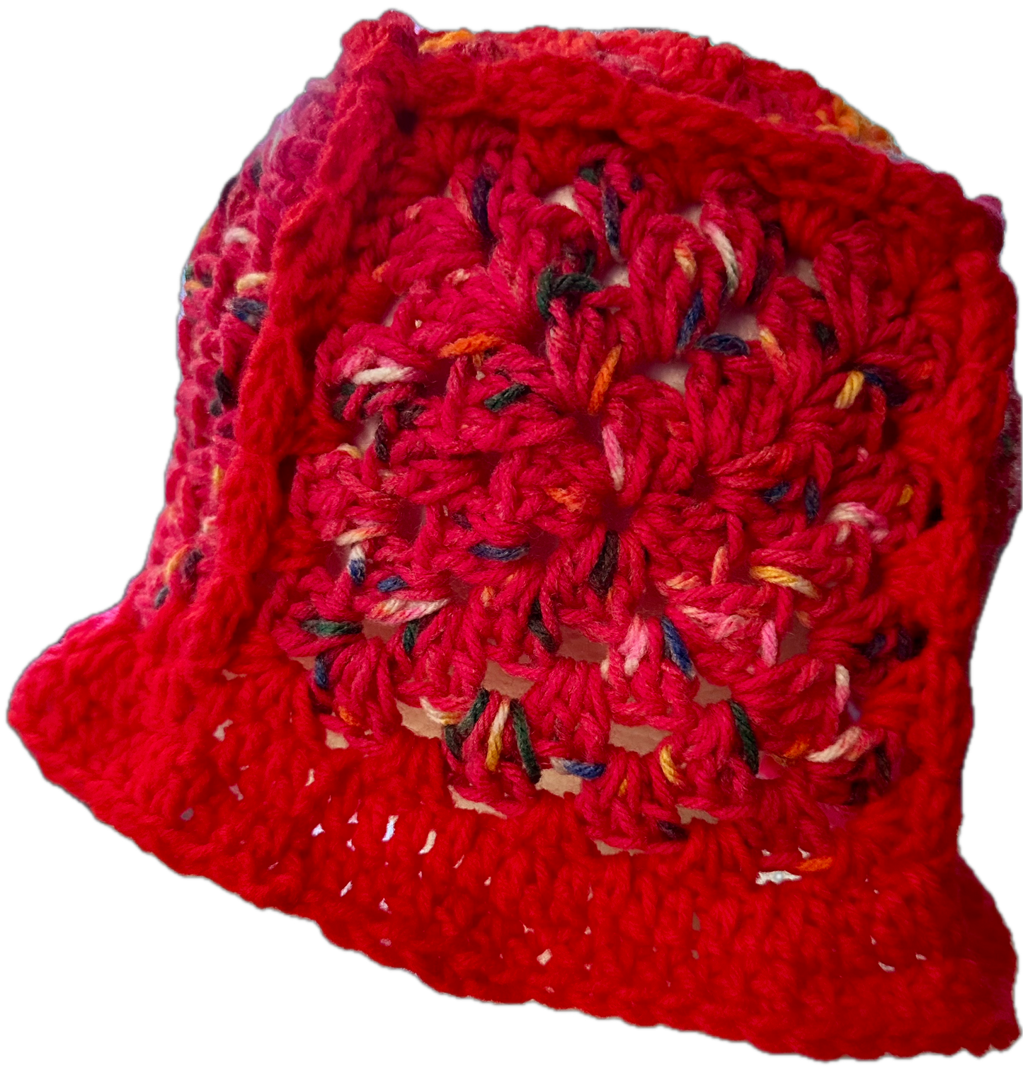 Firefly Crochet Granny Square Bucket Hat