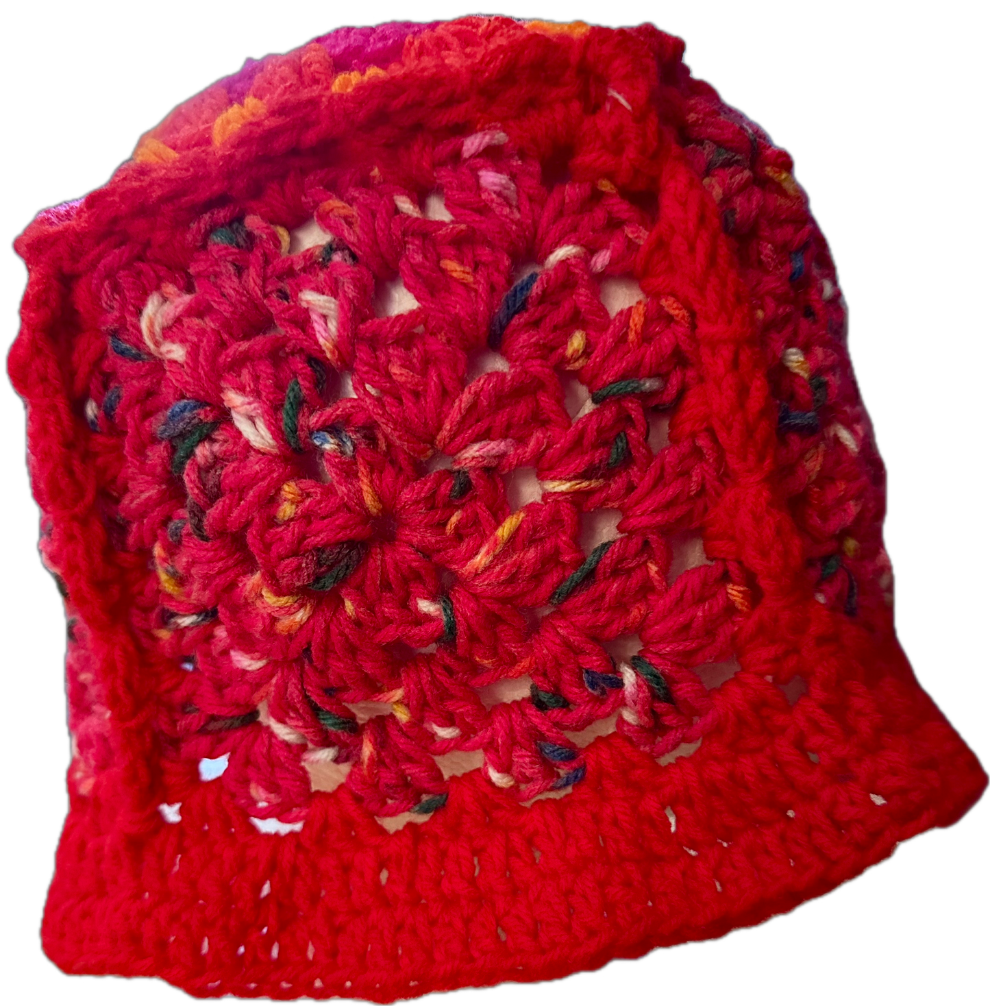 Firefly Crochet Granny Square Bucket Hat