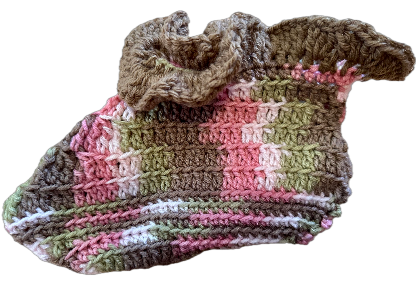 Cube Crochet Ruffled Socks