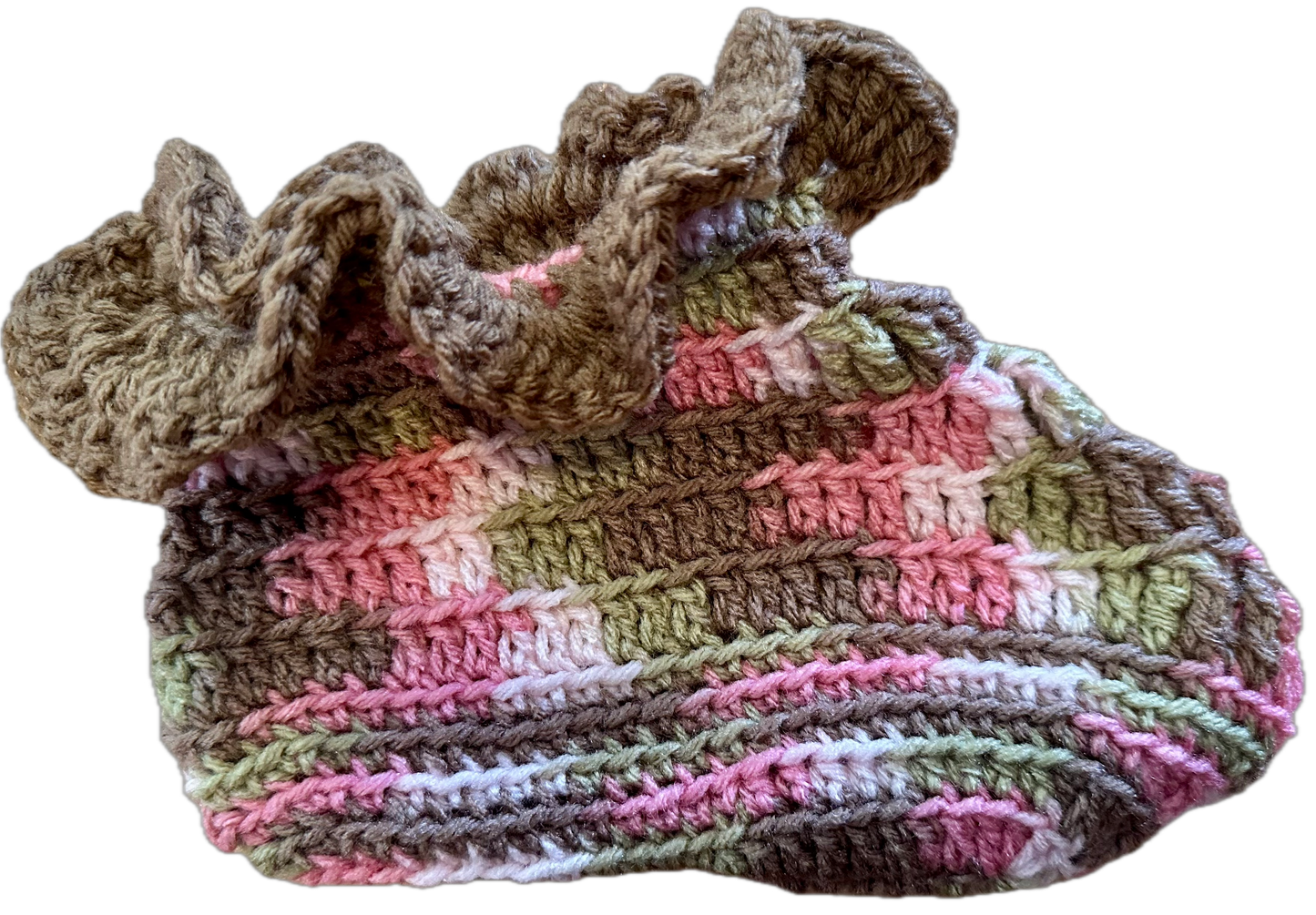 Cube Crochet Ruffled Socks