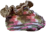 Cube Crochet Ruffled Socks