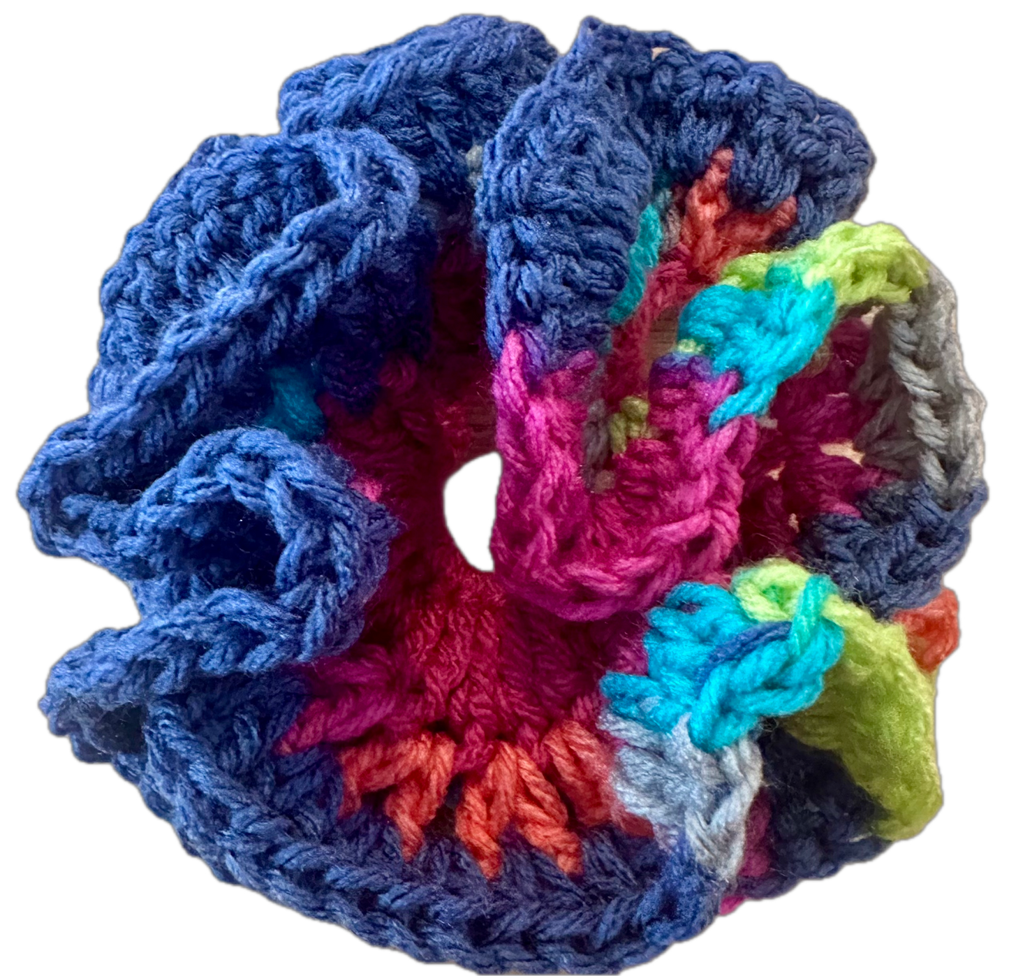 Bubble Crochet Scrunchie