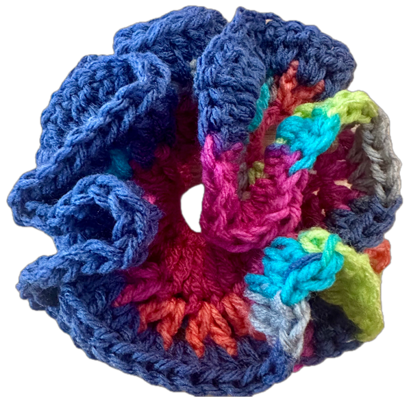 Bubble Crochet Scrunchie