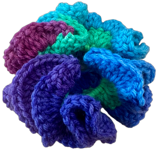 Jawbreaker Crochet Scrunchie