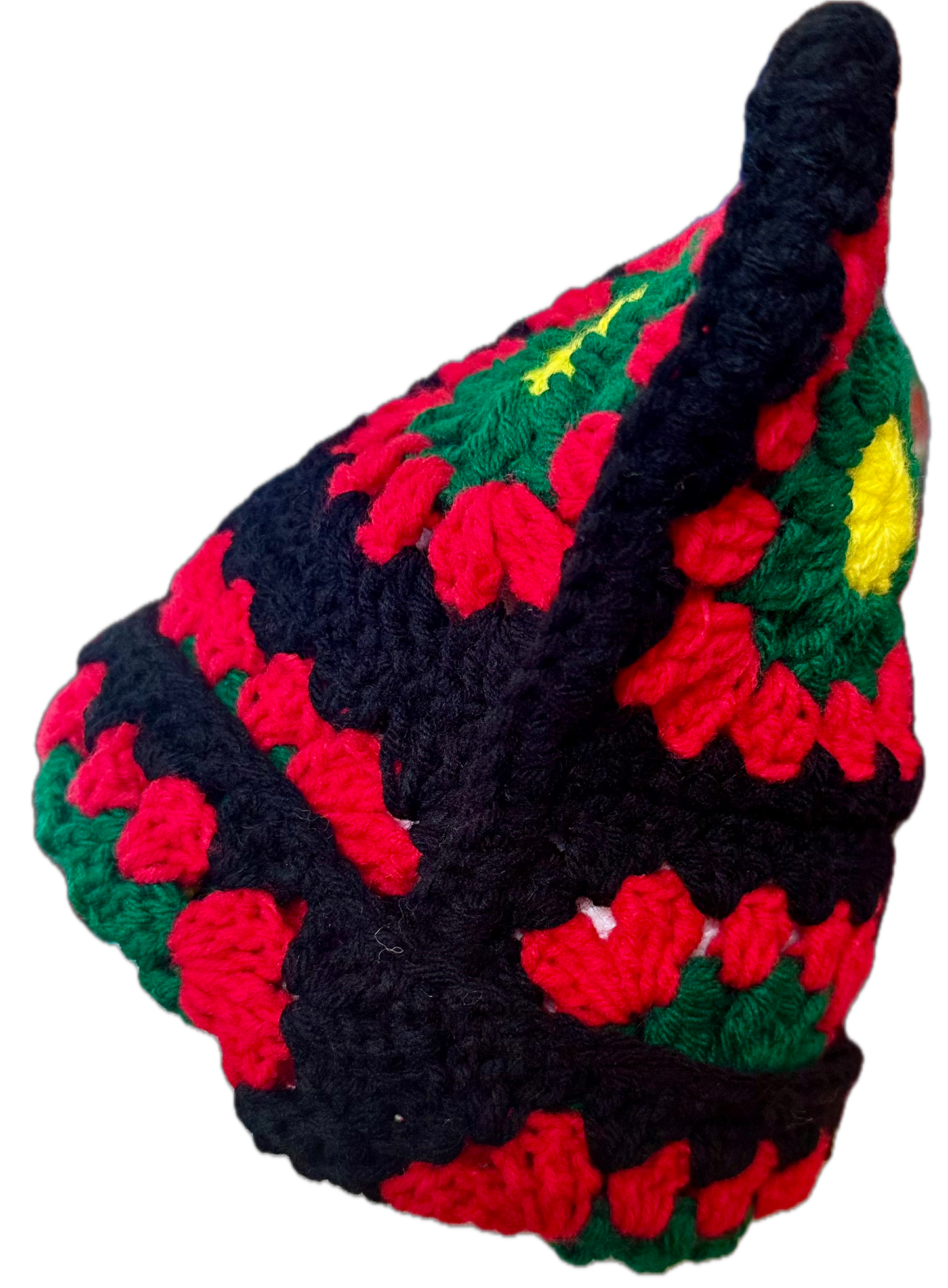 Tree of Life Crochet Granny Square Beanie