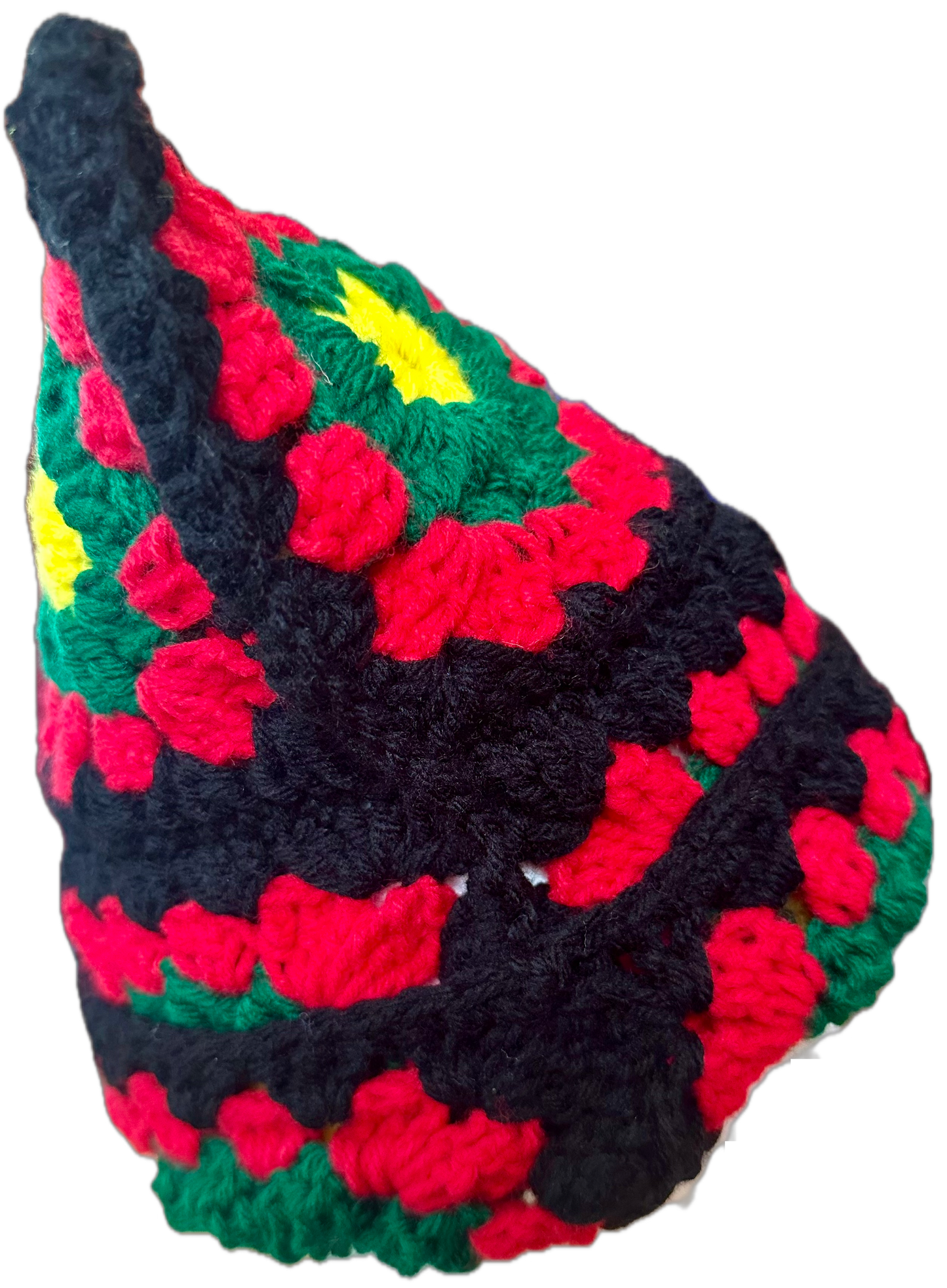 Tree of Life Crochet Granny Square Beanie