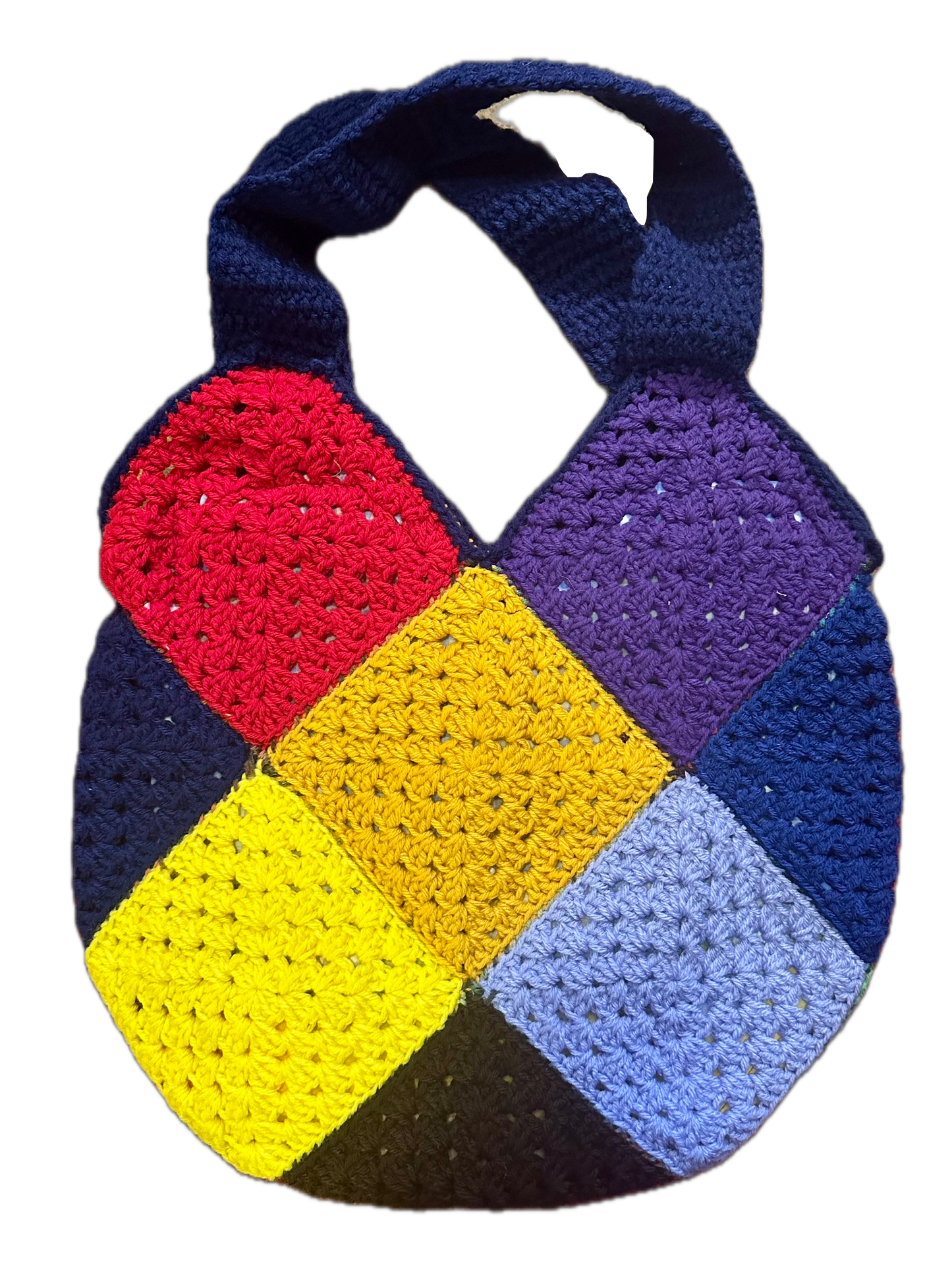 Puzzle Pieces Crochet Tote Bag