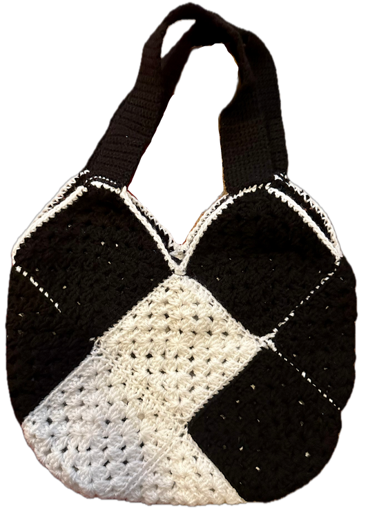 Dark to Light Crochet Tote Bag