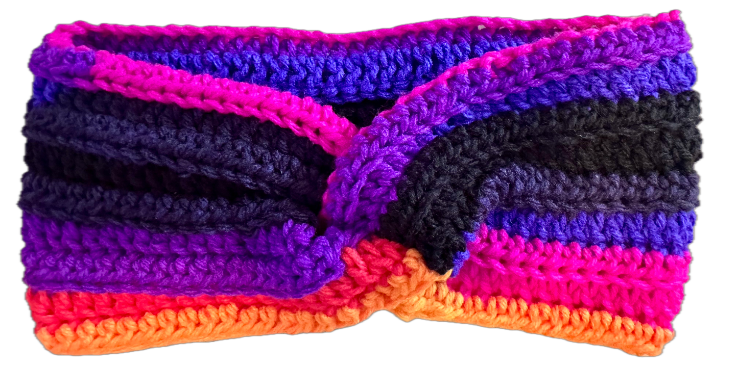 Midnight Cool Crochet Headband