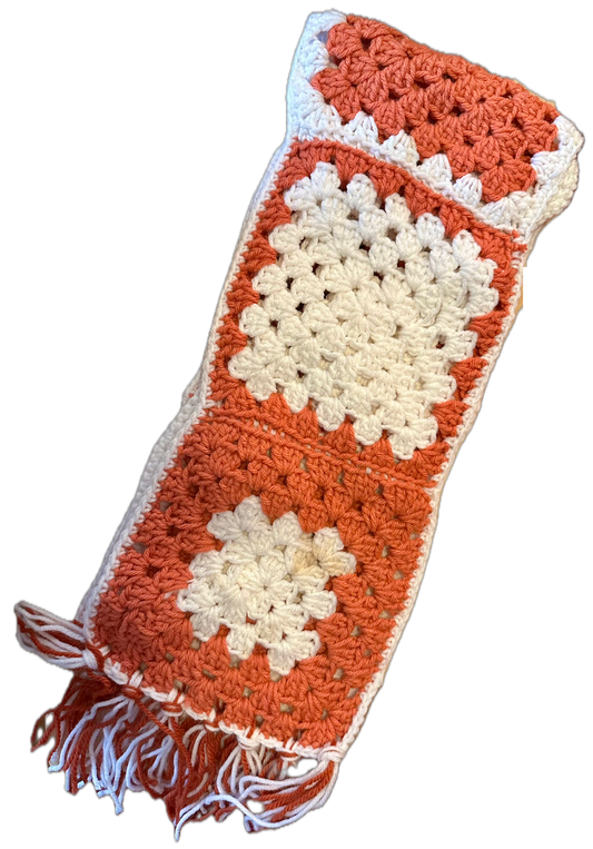 Wine Crochet Scarf